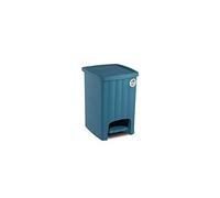 Pattumiera con Pedale in Plastica Pedalina Quadra Bianca 4,5L da Bagno