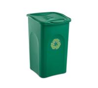 Stefanplast Pattumiera, Verde, cm 37x37x56h