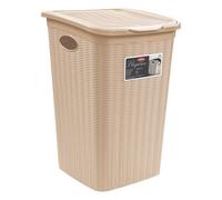 Stefanplast Porta biancheria Plastica (50Lt) ELEGANCE Cashmere 30084