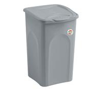 Stefanplast Porta biancheria Plastica (50Lt) PRIMAVERA Stone grey 70237