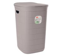 Porta biancheria Plastica riciclata (50Lt) DOMUS HOME COLLECTION Greige 90201