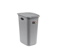 Stefanplast Porta Biancheria Polipropilene Elegance Rattan Grigio Lt 36