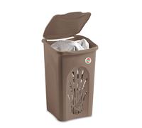 STEFANPLAST Portabiancheria Primavera Traforato 50lt Tortora