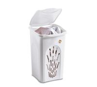 Stefanplast Portabiancheria Traforato l. 50, Bianca 50L Bianco