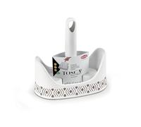 Stefanplast PORTABICCHIERI TOSCA BIANCO/TORTORA CHIARO PL