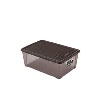 SCATOLA MULTIUSO 'ELEGANCE BOX' L cm 36,5 x 25,5 x h 14 moka/moka