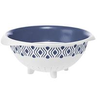 STEFANPLAST, scolapasta Ø 28 cm, Linea Tosca, per Alimenti qualità Extra 100%, Blu, Made in Italy DM.28, Resina, Blue, Diametro 28