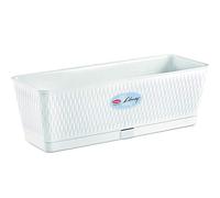 Stefanplast STF695 Fioriera Liberty, 50 cm, Bianco