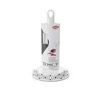 STEFANPLAST, Portarotolo Tipo Scottex da Cucina per Alimenti, qualità Extra 100%, Tortora, Made in Italy, Ø P/Rotolo Tosca, Resina, Taupe, Diametro 17 cm