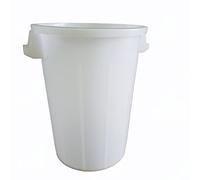 Bidone portarifiuti Bianco industriale 100 litri Drums tamburo rifiuti pattumier