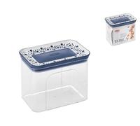 Stefanplast Tosca Contenitore Ermetico Rettangolare, Polipropilene Trasparente