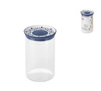 Stefanplast Tosca Contenitore Ermetico Tondo, Polipropilene Trasparente 12x18x12