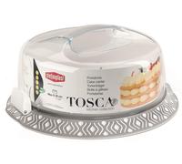 Stefanplast Tosca, portatorta grigio cm 30 per alimenti