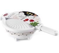 Scolariso Con Coperchio Tosca Blu Palace Bianco 23x12x38 Cm Stefanplast