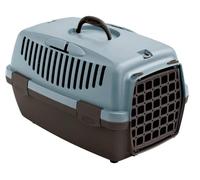 STEFANPLAST Transporter Gulliver 1 con porta in plastica grigio-blu 48 x 32 x 31 cm