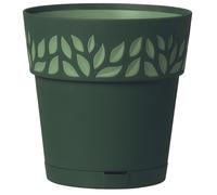 Stefanplast Vaso Cloe Tondo Riserva Acqua Grafite 30x29cm 94153-Stef