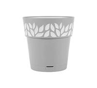 Stefanplast Vaso Cloe in Polipropilene con riserva Colore Grigio cm 15, 15cm