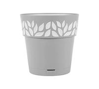 Stefanplast Vaso Cloe in Polipropilene con riserva Colore Grigio cm 25, 25cm