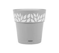 Stefanplast Vaso Cloe in Polipropilene con riserva Colore Grigio cm20, 20cm