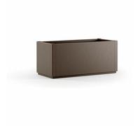 Stefanplast Fioriera Rettangolare Ethica Cm.80 Tortora - materiale sintetico 8003507685031