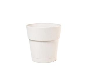 Stefanplast Vaso Ethica in plastica riciclata con riserva d'acqua cm 25.