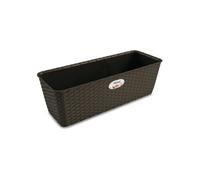 STEFANPLAST Vaso Fioriera Plastica Rettangolare Balcone 50x18x16cm Natural 73501