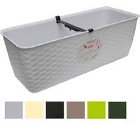 STEFANPLAST Vaso Natural Rettangolare Tortora 50x18 h. 16 - 73502