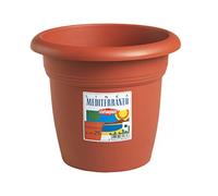 Stefanplast Vaso Plastica Tondo Colore Coccio Diametro 35