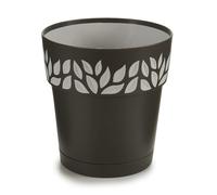 VASO CLOE diametro 25 GRAFITE CON RISERVA ACQUA