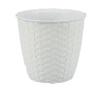 Vaso Natural Bianco Ø 19 mm cm 19 CMX17,5H. 3 l Stefanplast 4 Pezzi