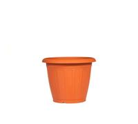 Stefanplast Vaso Venezia in Polipropilene Colore Marrone cm 26, 26cm