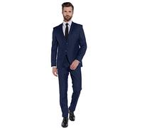Steffen Klein Abito da Uomo Designer Slim Fit, Blu, 102