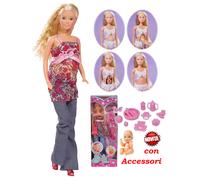 Steffi Love Bambola incinta + accessori Welcome Baby New Born Baby