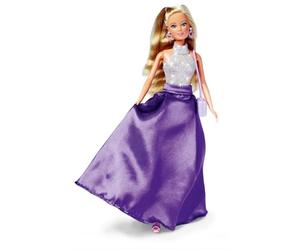 STEFFI LOVE Simba 105733558 - Bambola Magic Night, in un abito glamour con tacchi alti, orecchini e sacchetto glitterato, bambola da 29 cm, a partire dai 3 anni in su