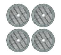 SteFik 4 Cuscinetti rotanti for mop Power Drive. Compatibile con LG A9, Piastrelle in Laminato di Legno Duro in Microfibra for Pulizia Pavimenti (Color : A)