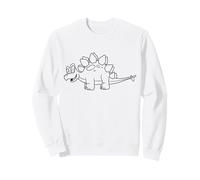 Stegosauria. Dinosauri da colorare Felpa