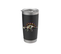 Stegosauro Dinosauro Messicano Sugar Skull Calavera Messico Bicchiere termico in acciaio inox doppia parete