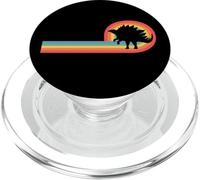 Stegosaurus - Museo dinosauro dinosauro retrò anni '70 al tramonto PopSockets PopGrip per MagSafe