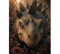 Stegosaurus Notebook - Lined Journal for Dinosaur Lovers and Everyday Writing: A Cinematic Floral Portrait Inspired by Calm, Balance and Gentle Beauty