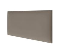 STEGU mollis Basic 01 - Pannello decorativo da parete, pannello acustico, isolamento acustico, testiera del letto, montaggio senza foratura, interno in velluto a coste, 60 x 30 cm, beige scuro