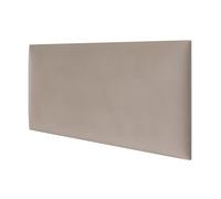 STEGU mollis Basic 01 - Pannello decorativo da parete, pannello acustico, isolamento acustico, testiera del letto, montaggio senza foratura, interno | letto | 60 x 30 cm, beige