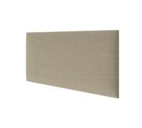 STEGU mollis Basic 01 - Pannello decorativo da parete, pannello acustico, isolamento acustico, testiera, montaggio senza foratura, interno 60 x 30 cm, tessuto intrecciato | beige