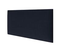 STEGU mollis Basic 01 - Pannello decorativo da parete, pannello acustico, isolamento acustico, testiera, montaggio senza foratura, interno 60 x 30 cm, tessuto intrecciato | blu navy