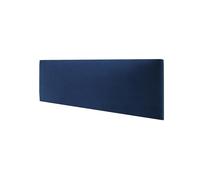 STEGU mollis Basic Plus - Pannello decorativo da parete, pannello acustico, isolamento acustico, testiera, montaggio senza foratura, velluto, interno 90 x 30 cm, blu navy