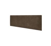 STEGU mollis Basic Plus - Pannello decorativo da parete, pannello acustico, isolamento acustico, testiera del letto, montaggio senza foratura, similpelle | interno, 90 x 30 cm, marrone