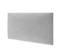 STEGU Mollis Simple Pannello Parete Imbottito 3D con Schiuma, Cuscino Acustico Testiera in Ciniglia, Rivestimento Murale Decorativo Morbido, 60 x 30 cm, Grigio Chiaro