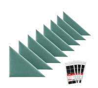 STEGU Pannello da Parete Imbottito Testiera 30x30cm Set di 8 Verde Menta