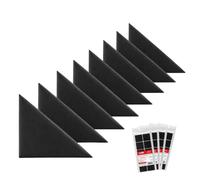 STEGU Pannello da Parete Imbottito Testiera Letto 30x30cm Set di 8 Nero