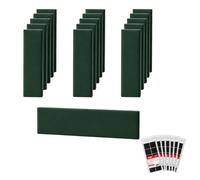 STEGU Pannello da Parete Imbottito Testiera Letto 60x15cm Verde Scuro