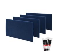 STEGU Pannello da Parete Imbottito Testiera Letto 60x30cm Set di 4 Blu